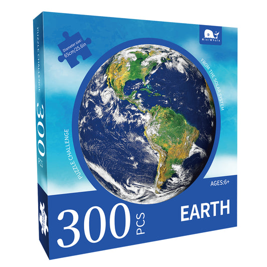 Earth Round Jigsaw Puzzle 300pcs 65cm