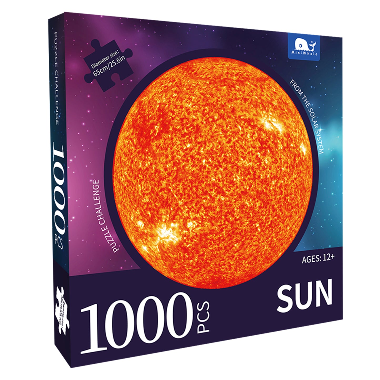 Sun Round Jigsaw Puzzle 1000pcs 65cm