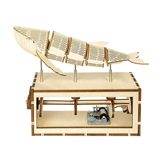 Whale's Call Music Box 3D Mechanical Wooden Puzzle