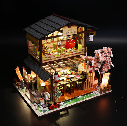 Gibbon Sushi House DIY Miniature House