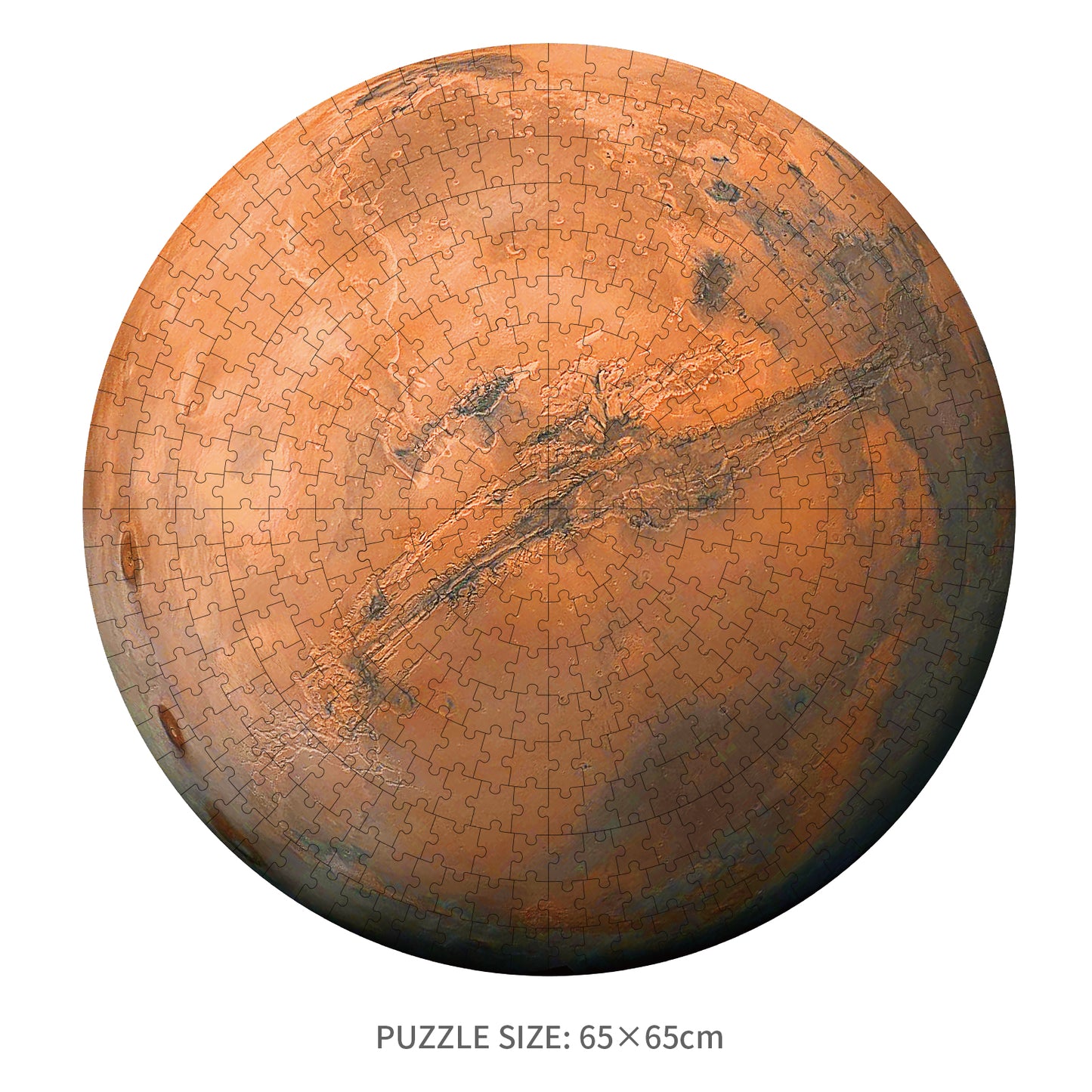 Mars Round Jigsaw Puzzle 400pcs 65cm