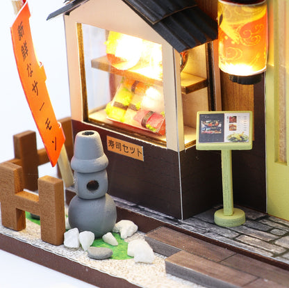 Gibbon Sushi House DIY Miniature House