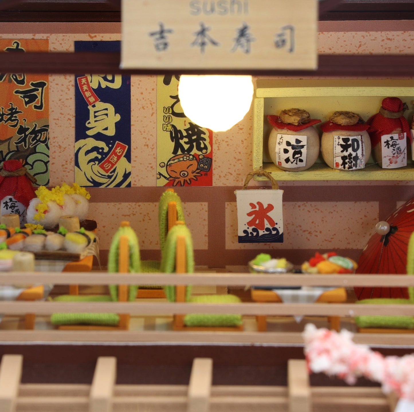 Gibbon Sushi House DIY Miniature House