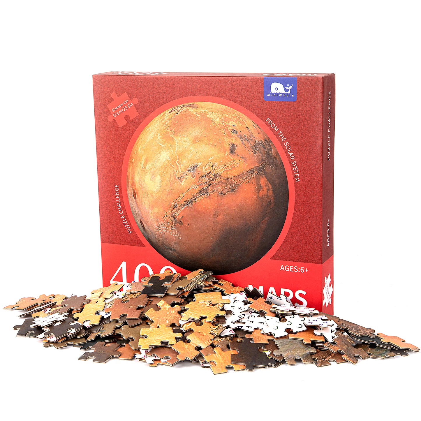 Mars Round Jigsaw Puzzle 400pcs 65cm