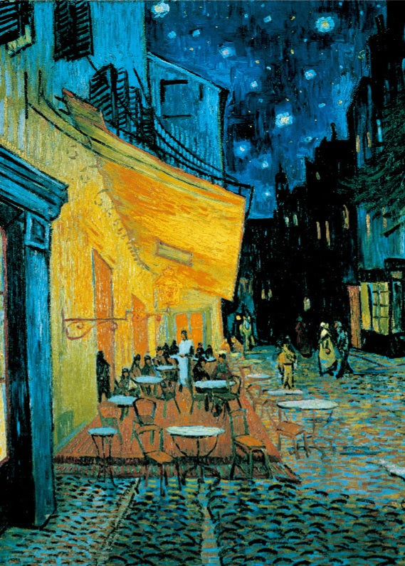 Vincent Van Gogh Cafe Terrace at Night, 1888 Artwork Mini Jigsaw Puzzle 1000pcs 38*26cm