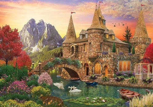 David Maclean Castle Mini Jigsaw Puzzle 1000pcs 38*26cm