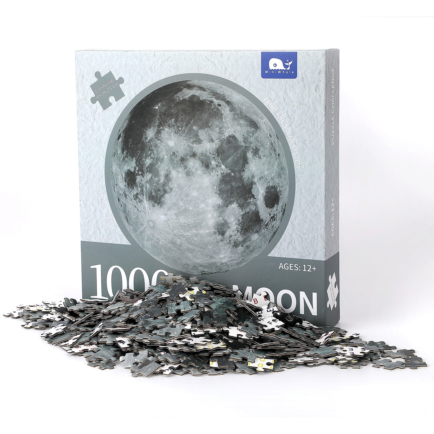 Moon Round Jigsaw Puzzle 1000pcs 65cm