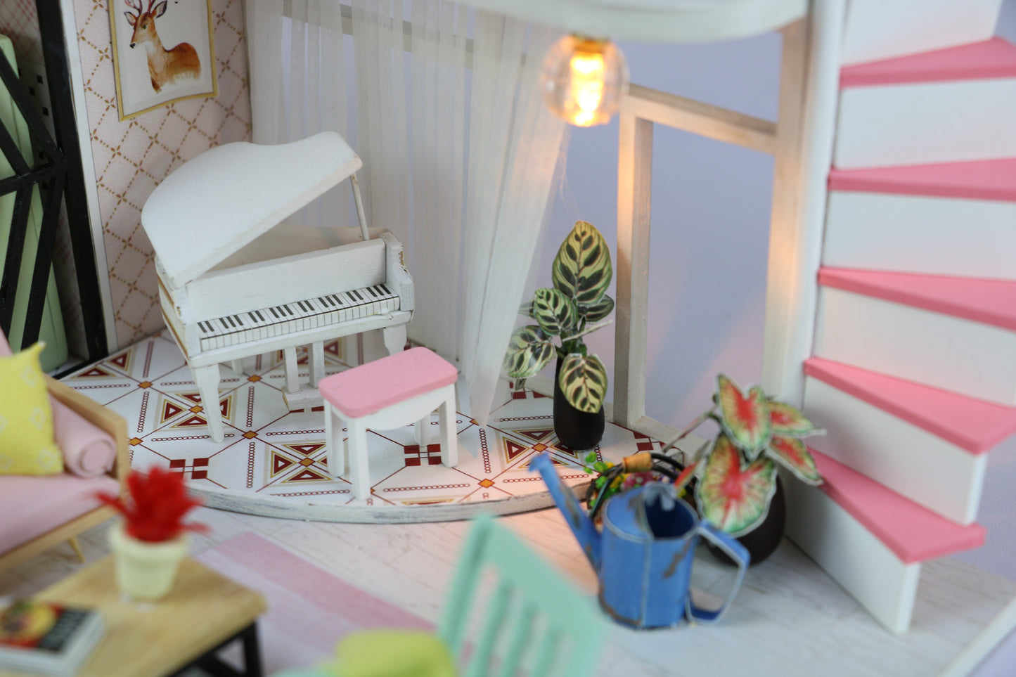 Anna's Pink Melody DIY Miniature House