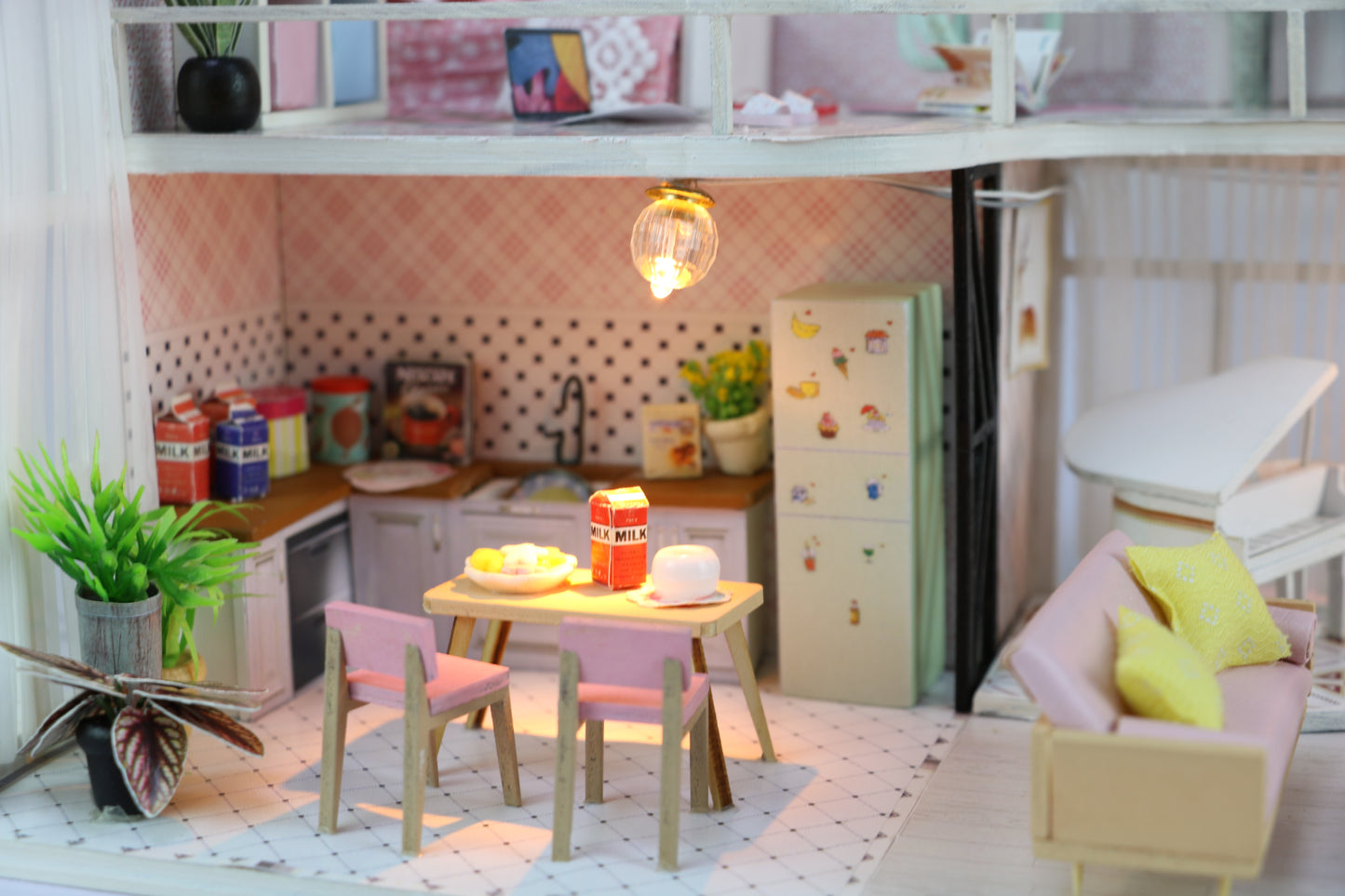 Anna's Pink Melody DIY Miniature House