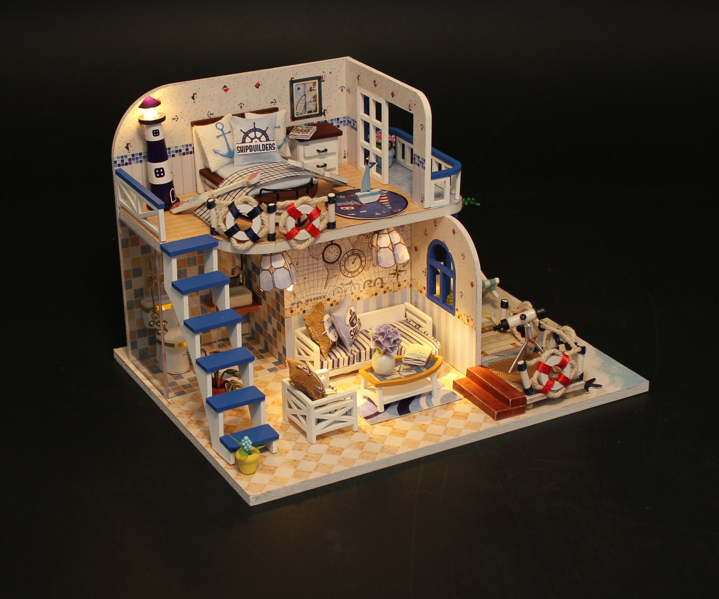 Blue Coast DIY Miniature House