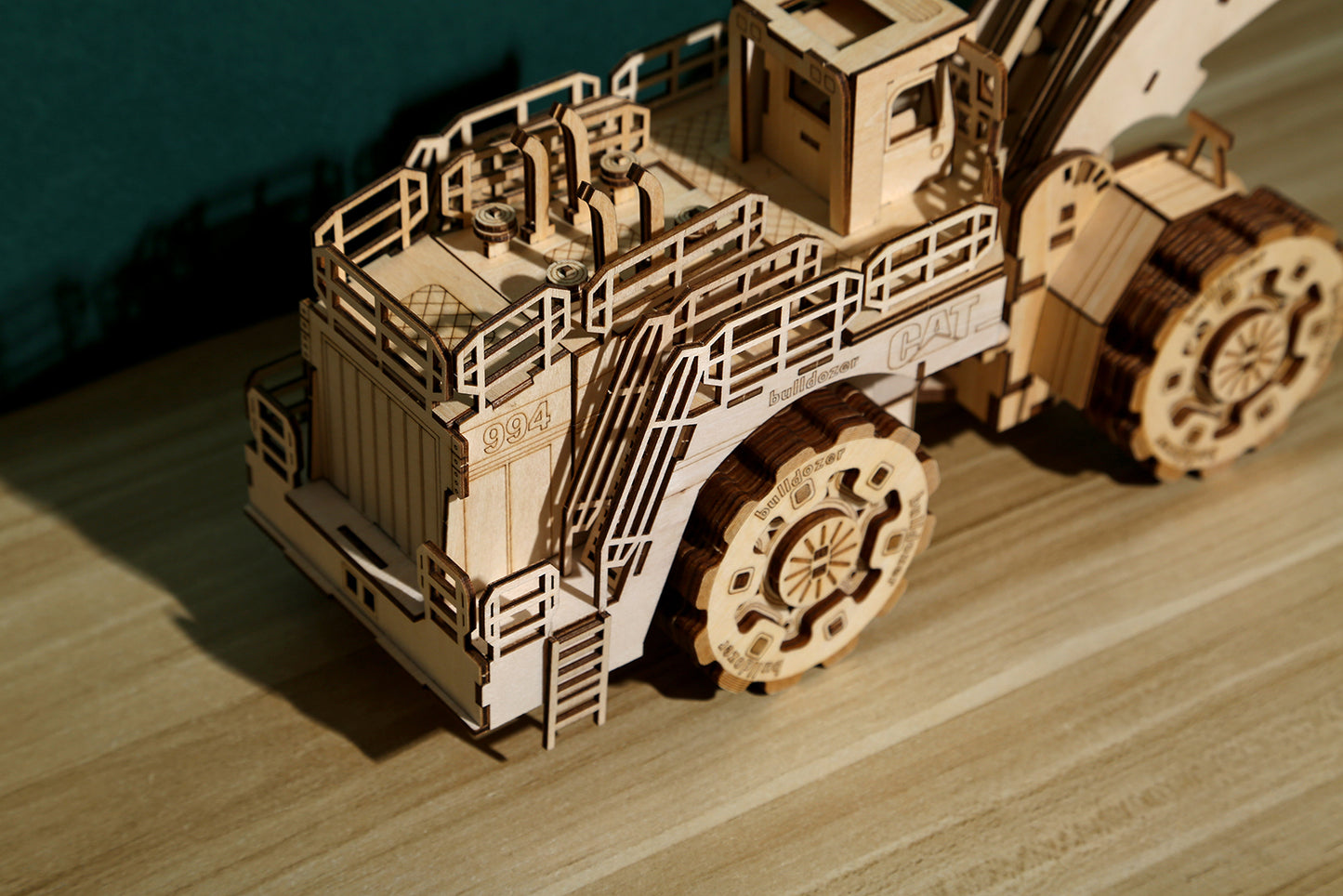 Bulldozer 3D Mechanical Wooden Puzzle