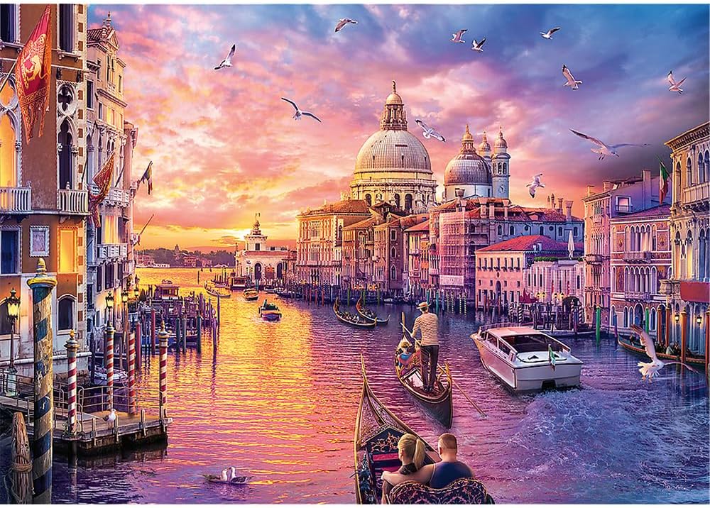 Trefl Jigsaw Puzzle - Charms of Venice, Italy 1000pcs 68*48cm - Puzzleit