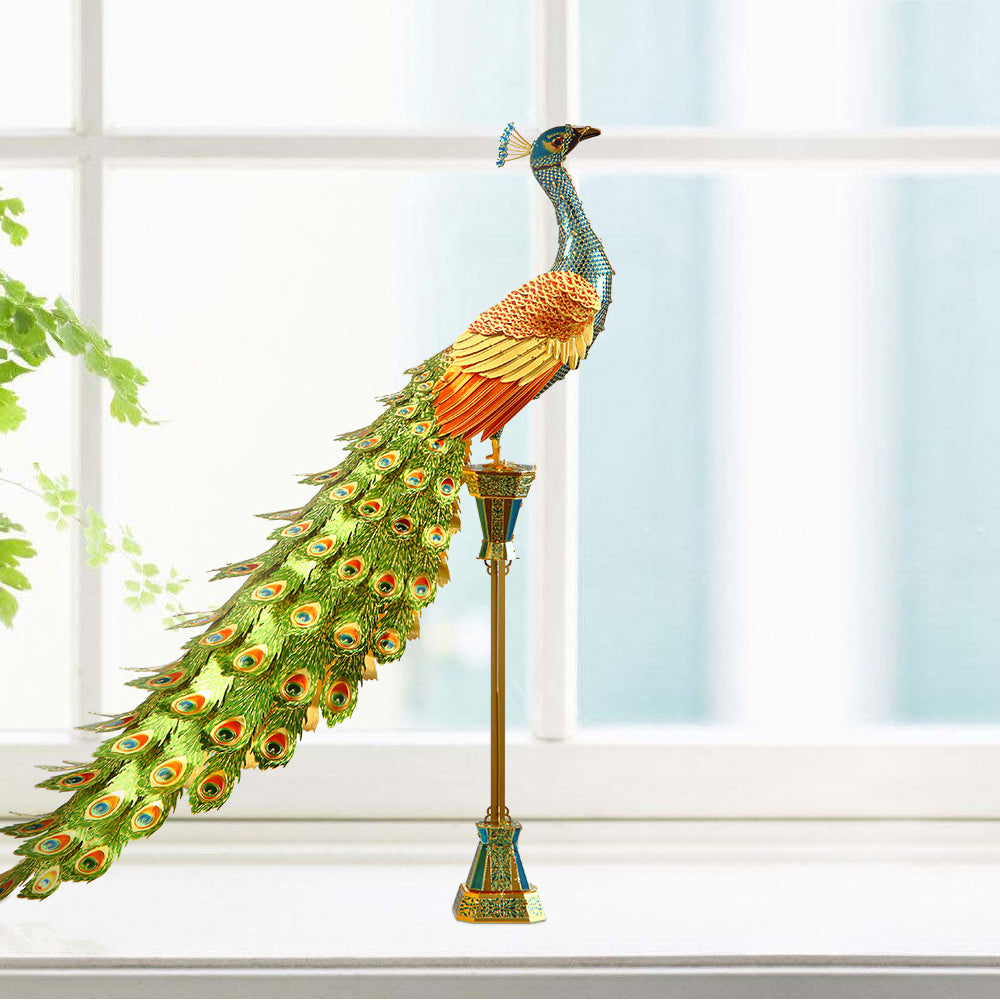 Colorful Peacock 3D Metal Puzzles