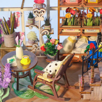 Garden House V2 DIY Miniature Book Nook