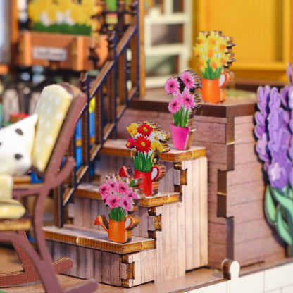 Garden House V2 DIY Miniature Book Nook