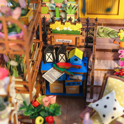 Garden House V2 DIY Miniature Book Nook