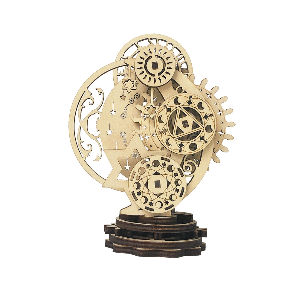 GearWood Clock 3D Mechanical Wooden Puzzle