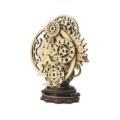 GearWood Clock 3D Mechanical Wooden Puzzle