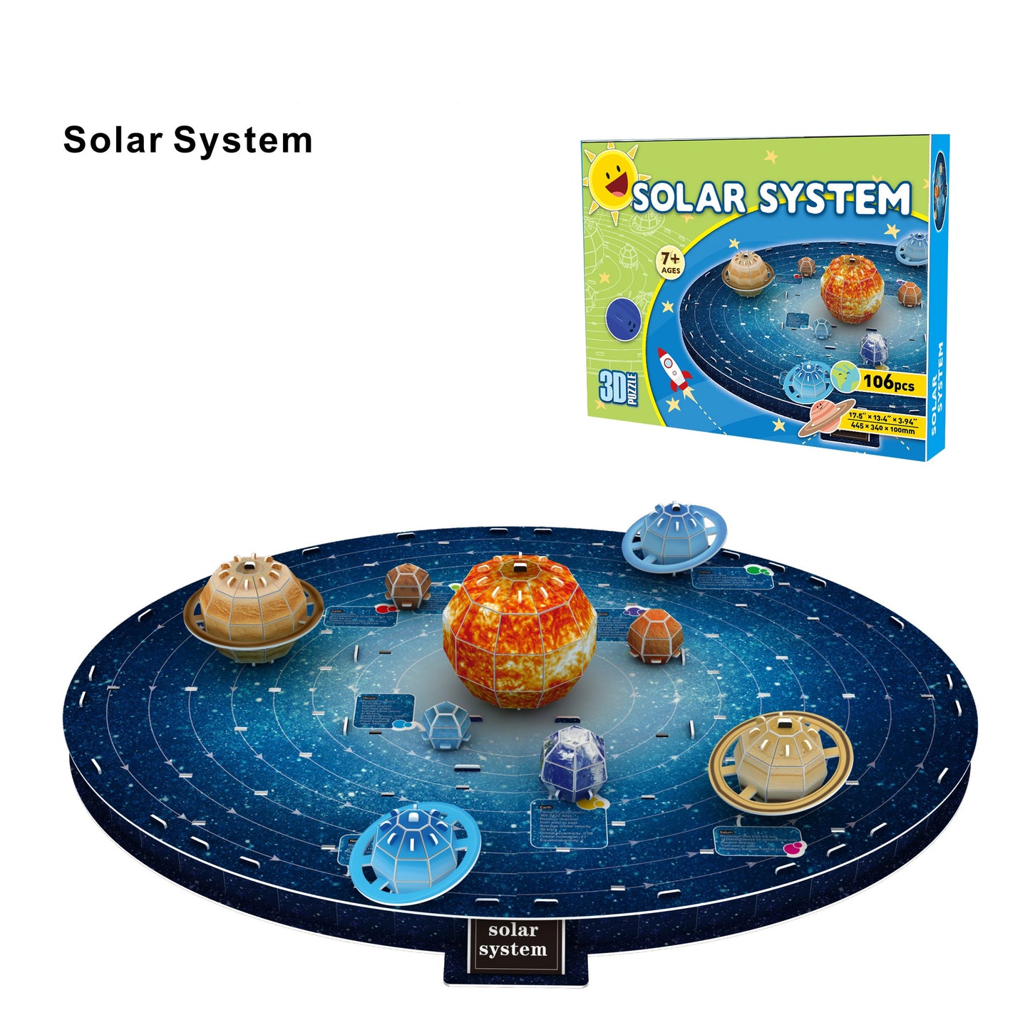 Solar System 3D Foam Puzzle Large