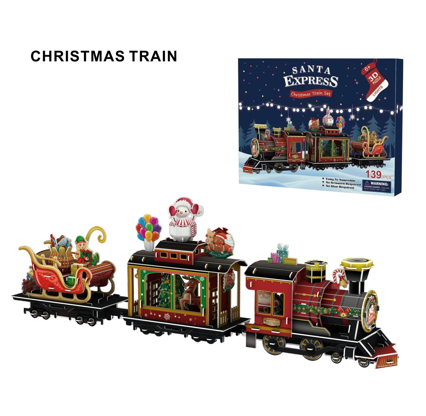 Santa Express 3D Puzzle