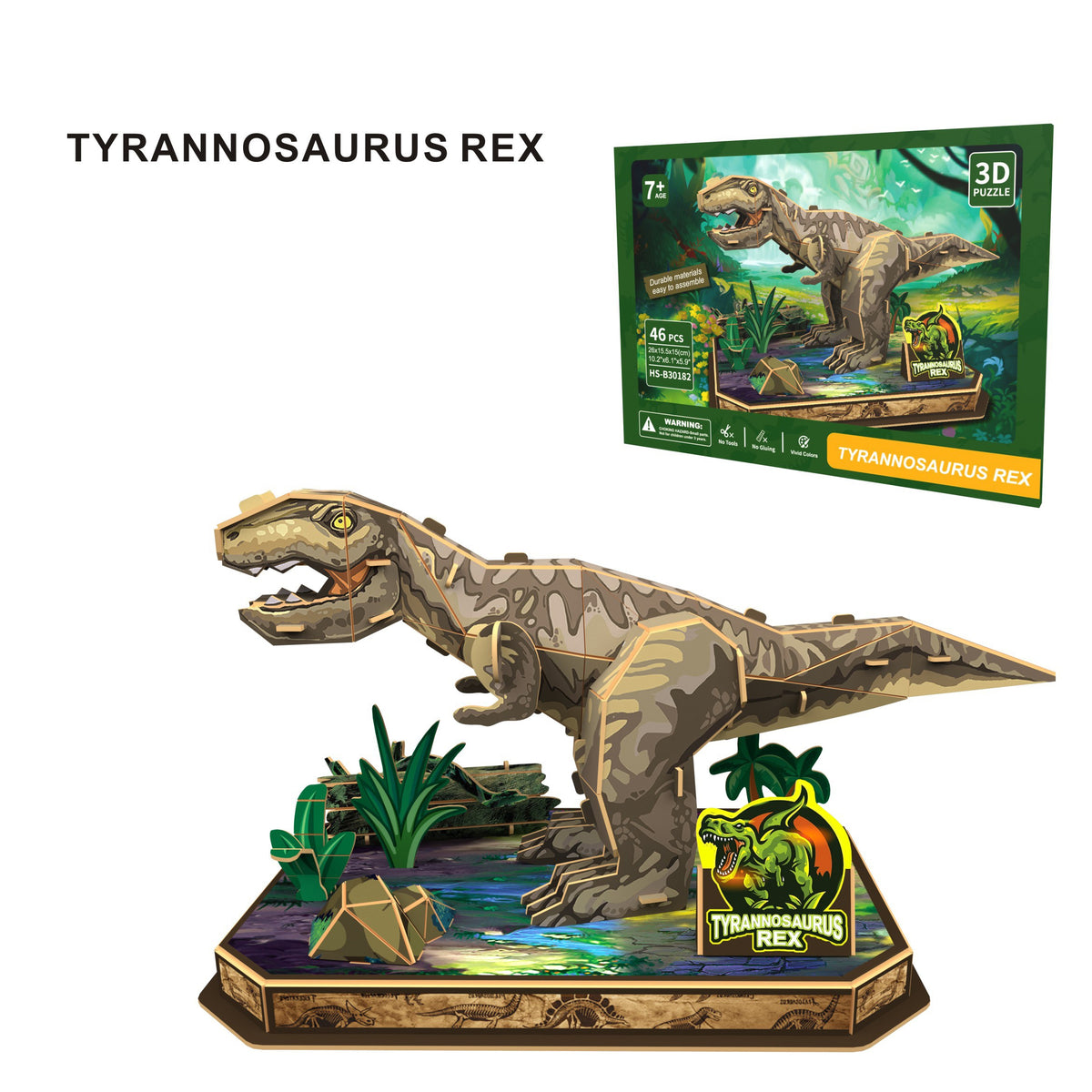 Tyrannosaurus Rex 3D Puzzle – Puzzleit