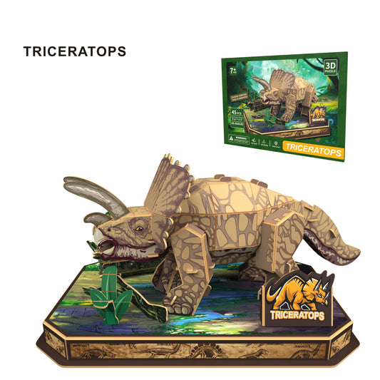 Triceratops 3D Puzzle