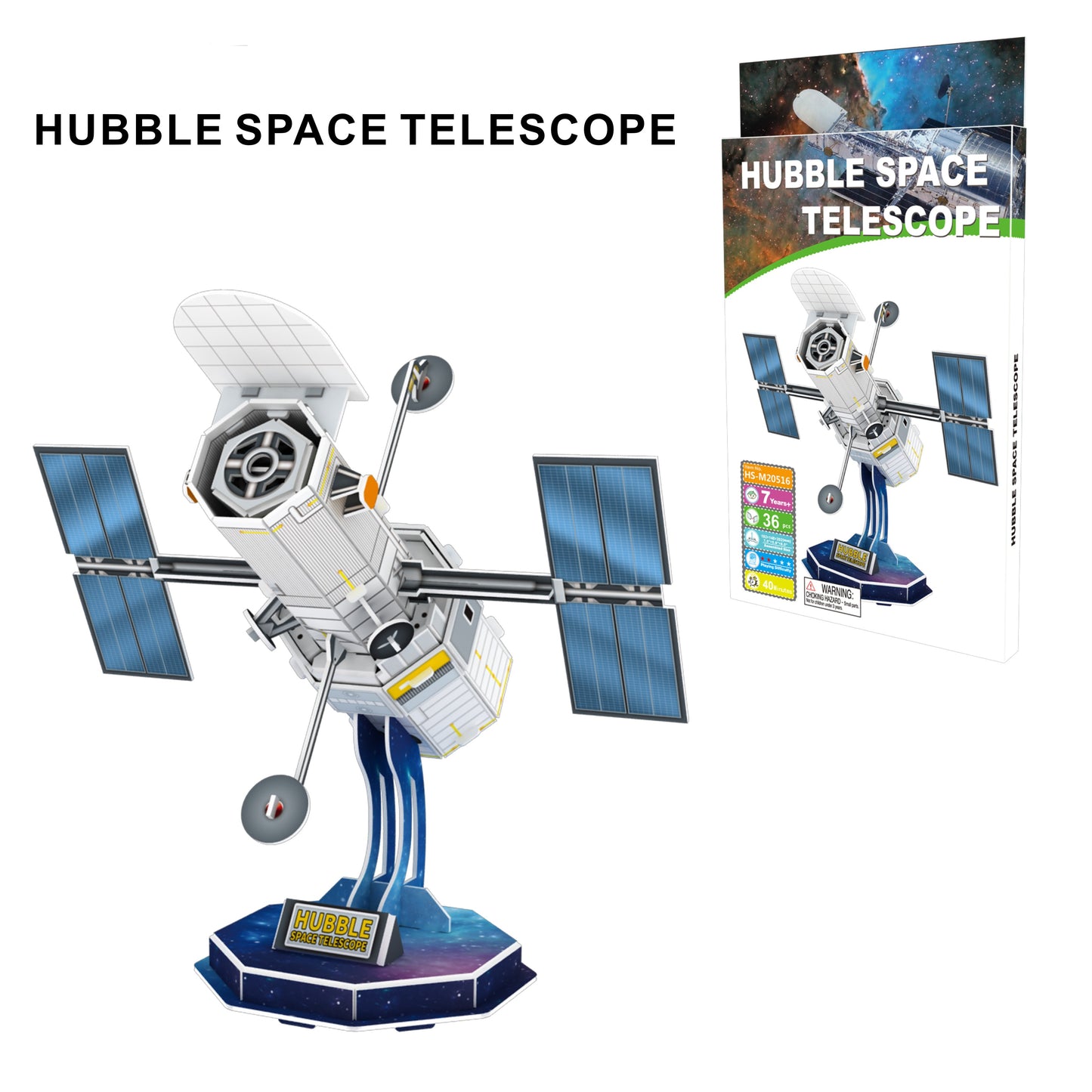 Hubble Space Telescope 3D Foam Puzzle Small