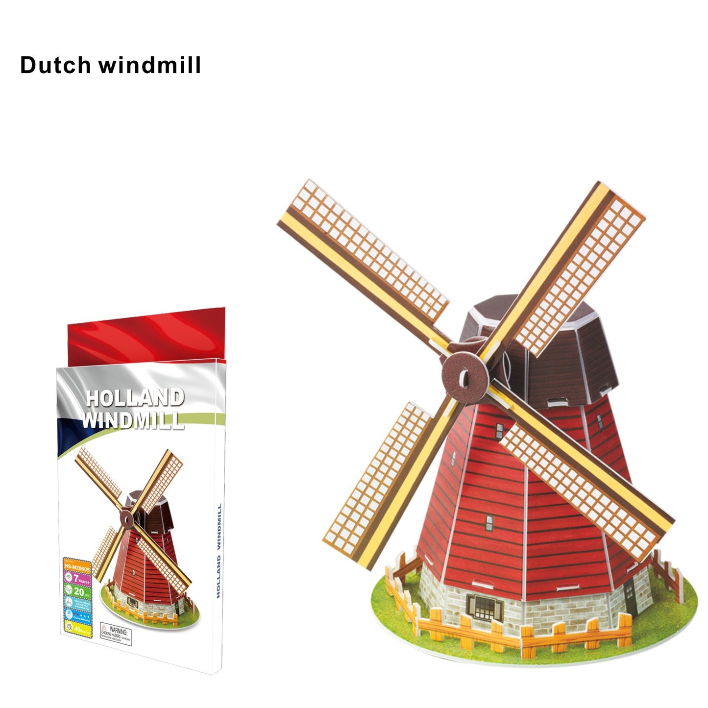 Dutch Windmill 3D Puzzle Small