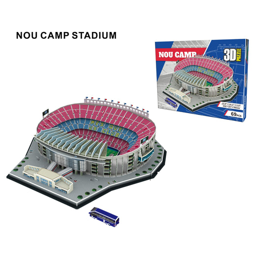 Camp Nou FC Barcelona Stadium 3D Puzzle Large