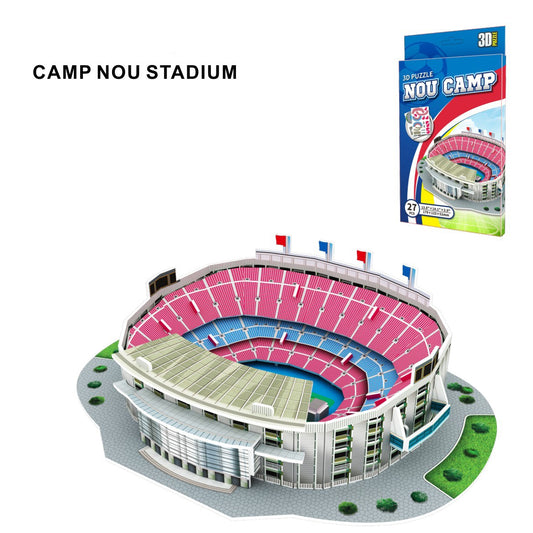 Camp Nou FC Barcelona Stadium 3D Puzzle Small