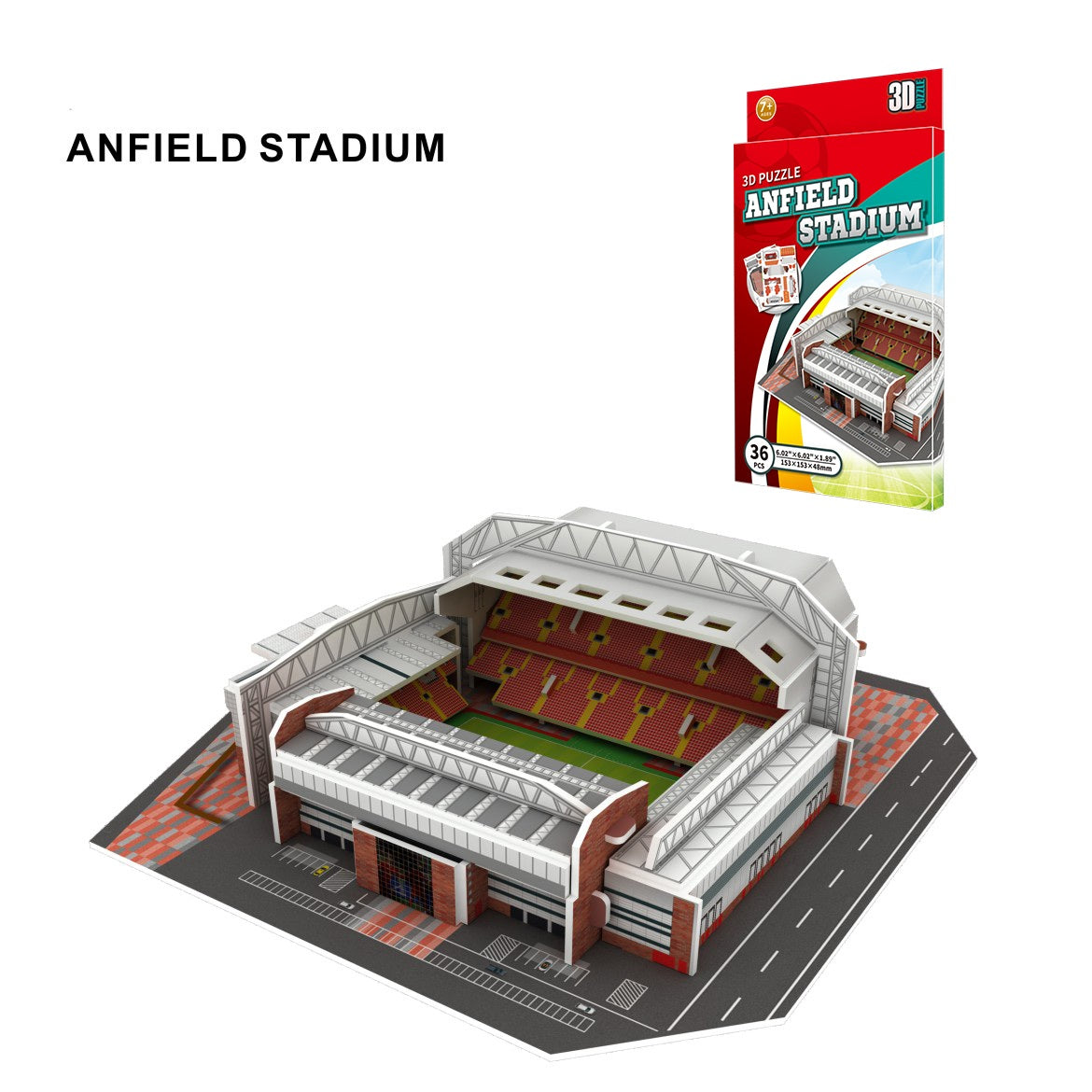 Anfield Liverpool Stadium 3D Puzzle Small