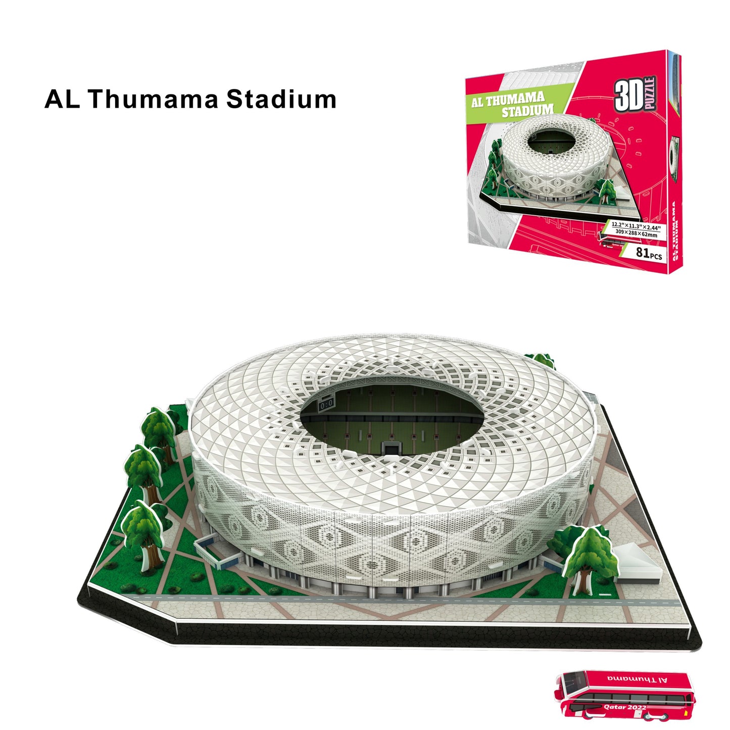 Al Thumama Stadium 3D Puzzle Large