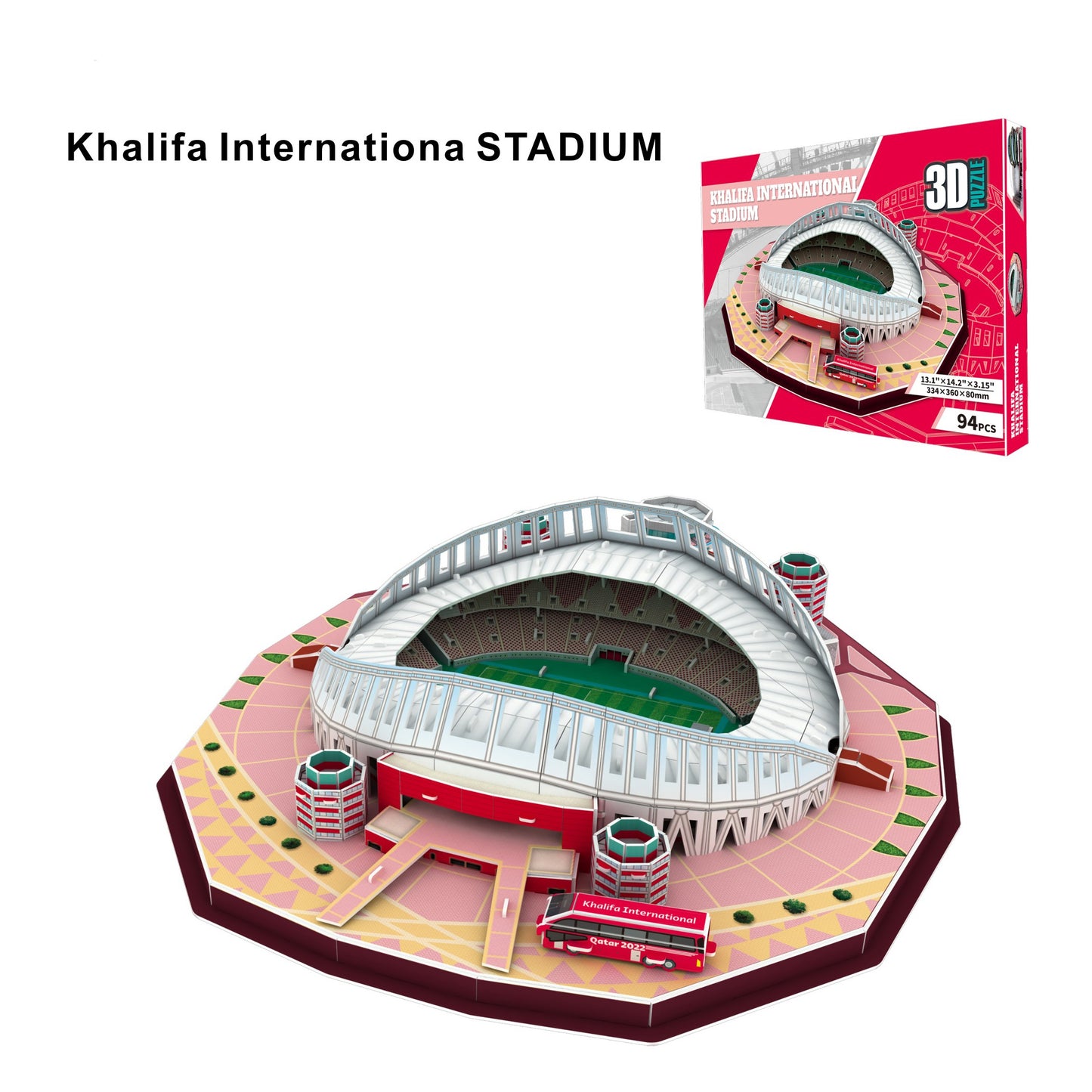 Khalifa International Stadium 3D Puzzle Large