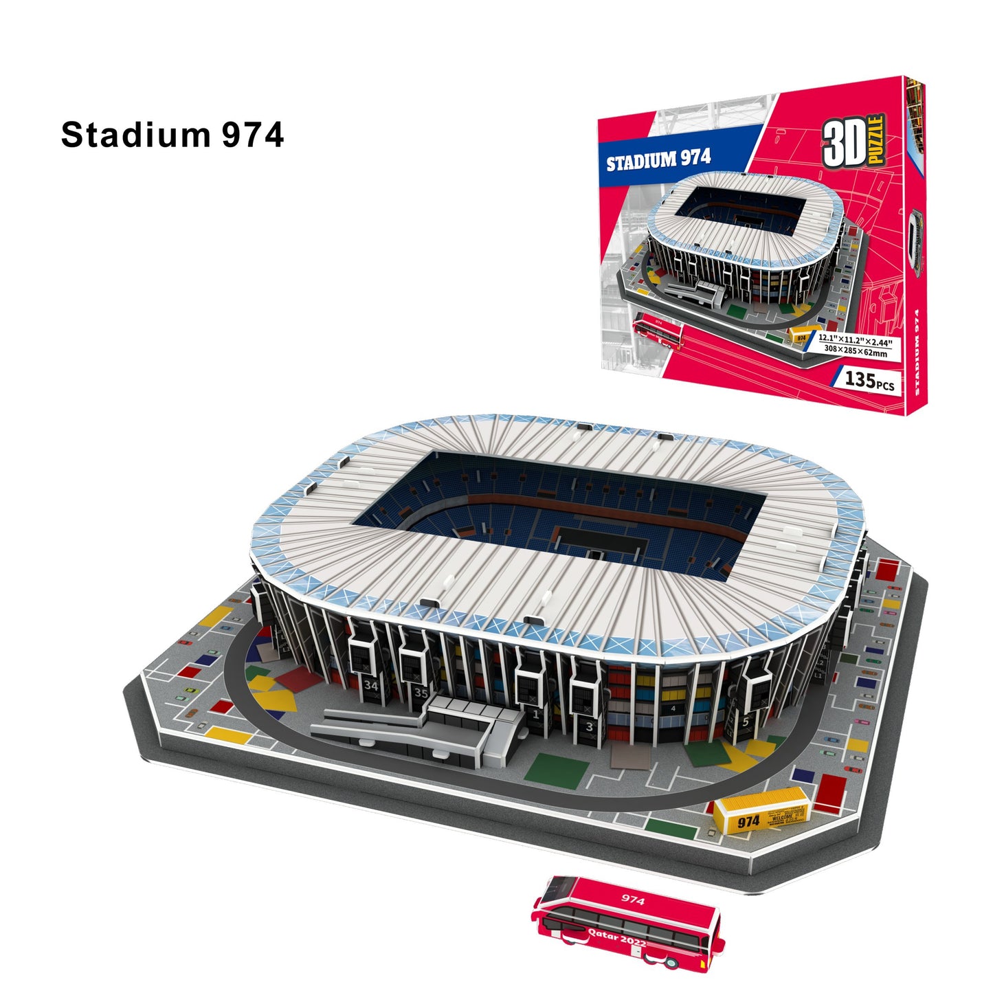 974 Stadium 3D Puzzle Large