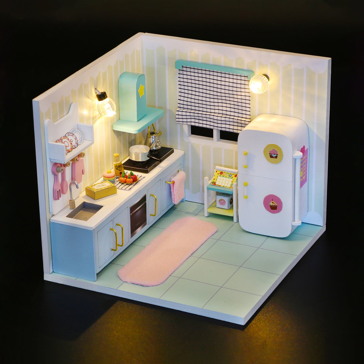 Happy Kitchen DIY Miniature House