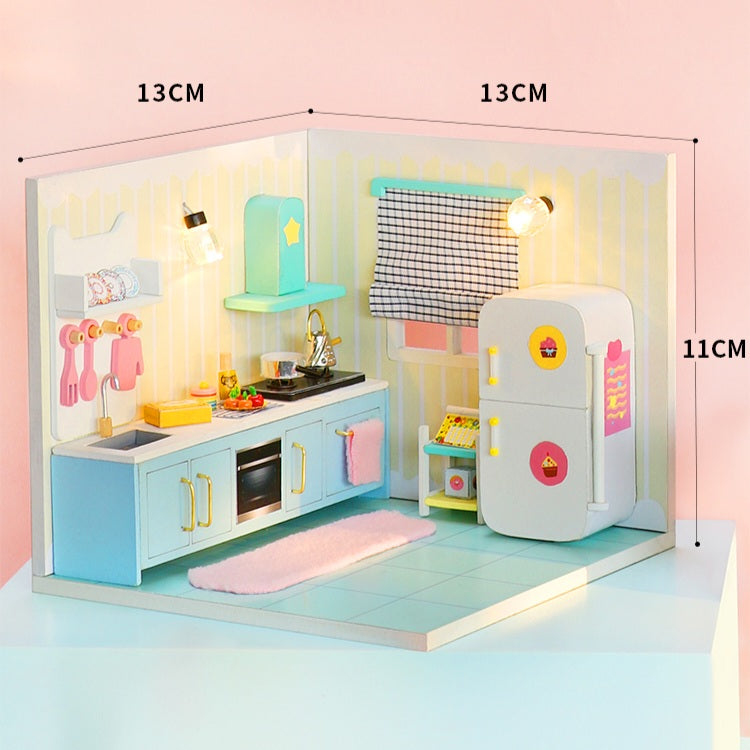 Happy Kitchen DIY Miniature House