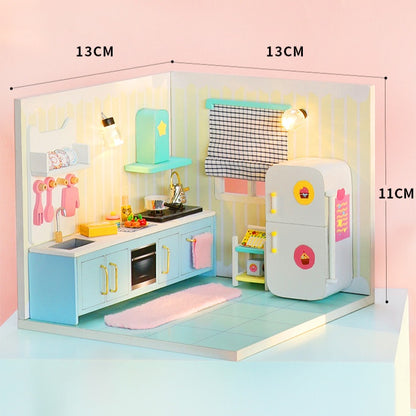 Happy Kitchen DIY Miniature House