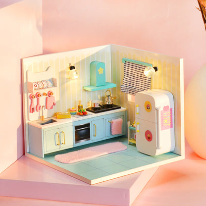 Happy Kitchen DIY Miniature House