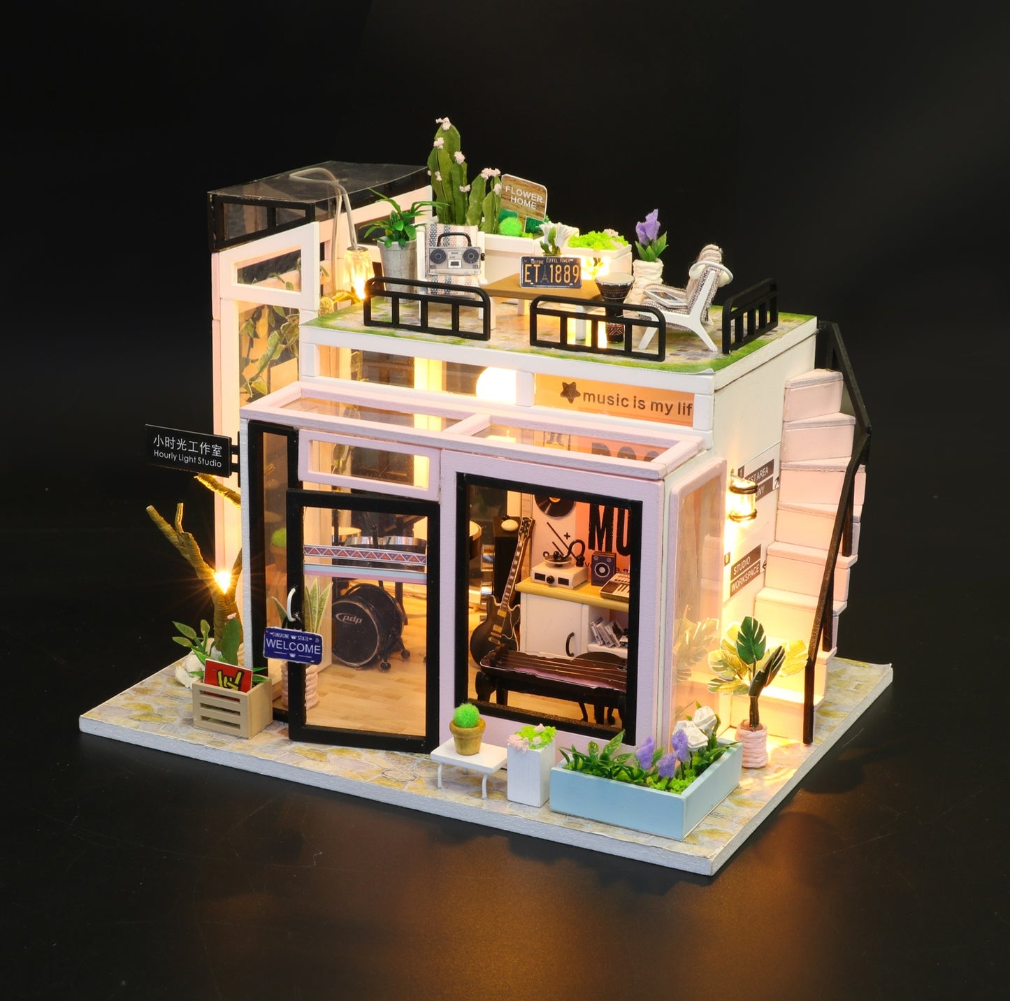 Houguang Studio DIY Miniature House