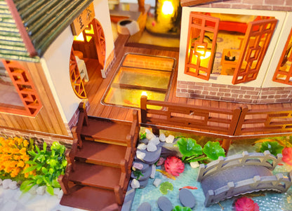 Ink Elegant Pavilion DIY Miniature House