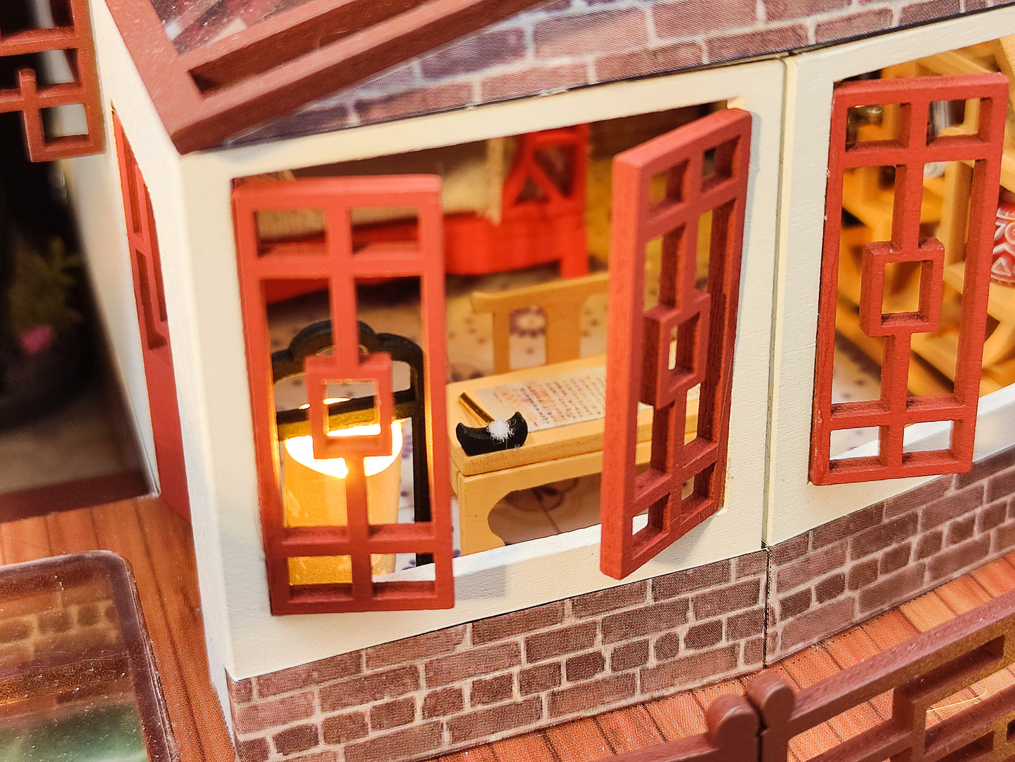 Ink Elegant Pavilion DIY Miniature House