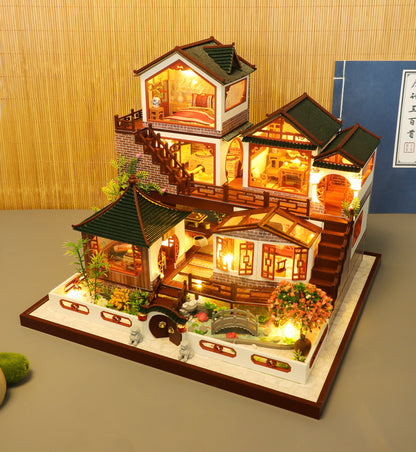 Ink Elegant Pavilion DIY Miniature House