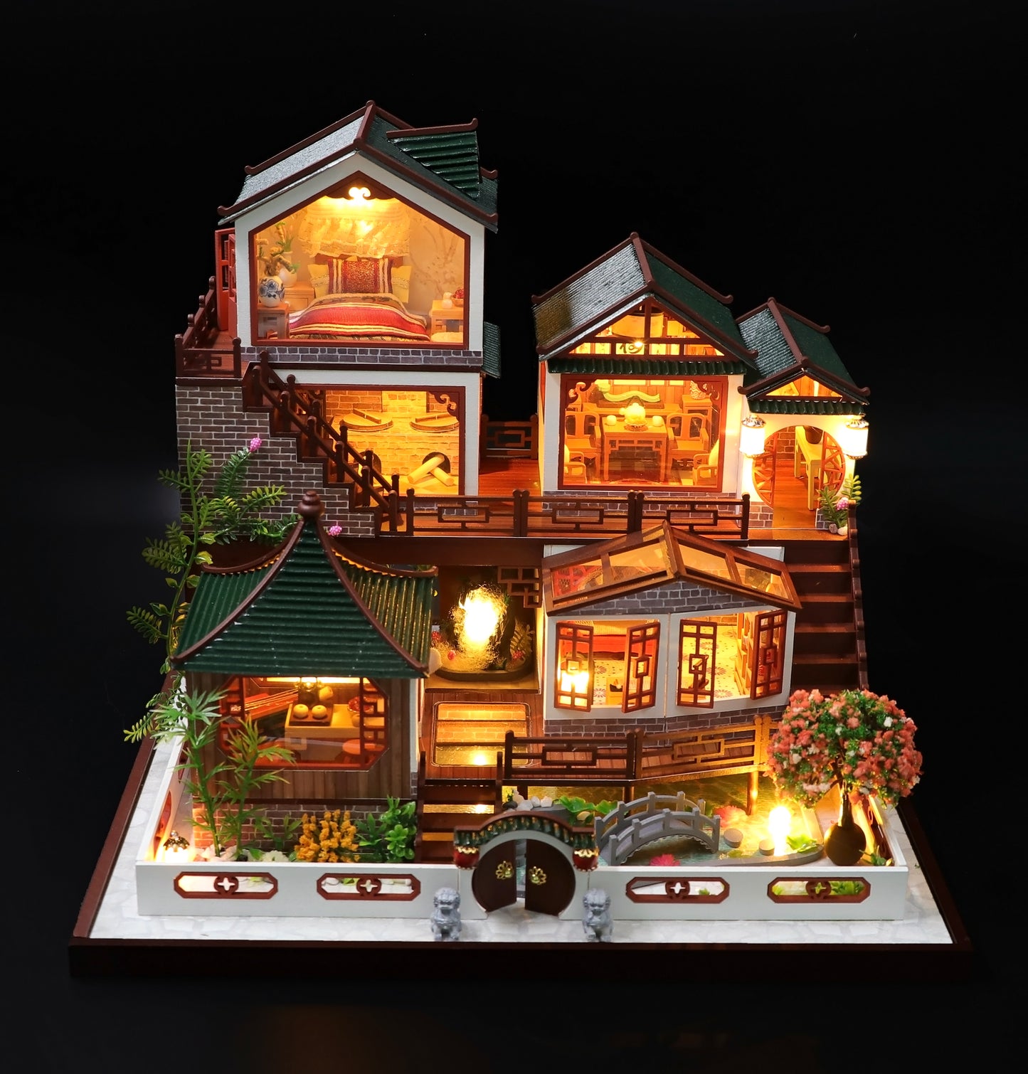 Ink Elegant Pavilion DIY Miniature House