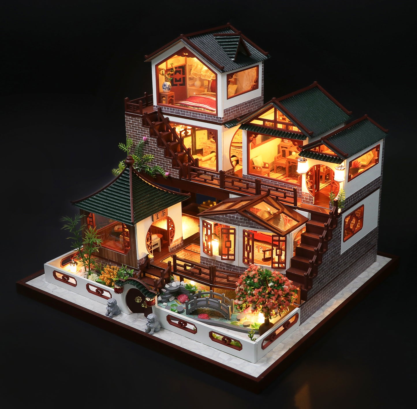 Ink Elegant Pavilion DIY Miniature House