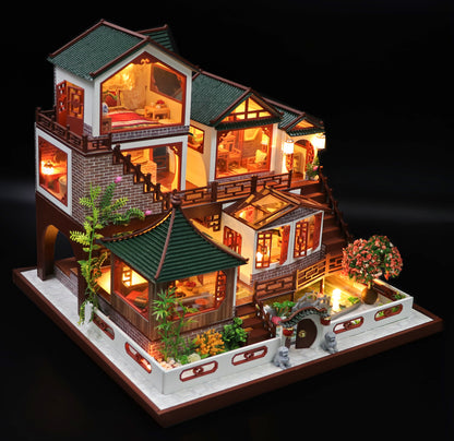 Ink Elegant Pavilion DIY Miniature House