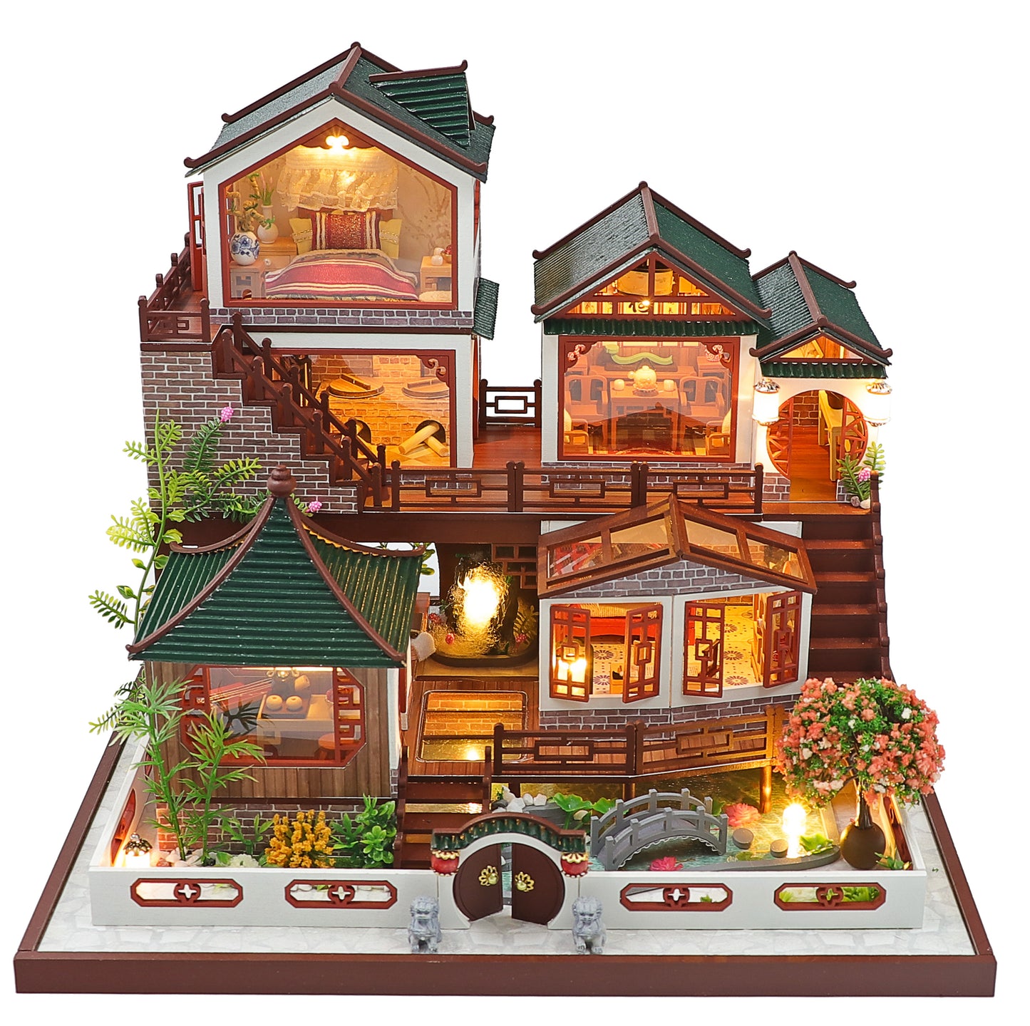 Ink Elegant Pavilion DIY Miniature House