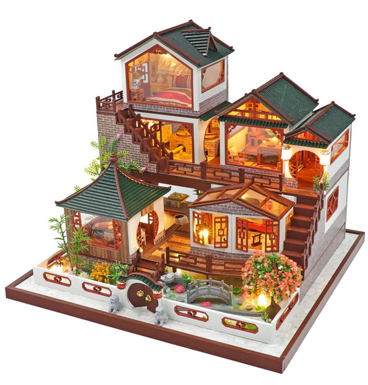 Ink Elegant Pavilion DIY Miniature House