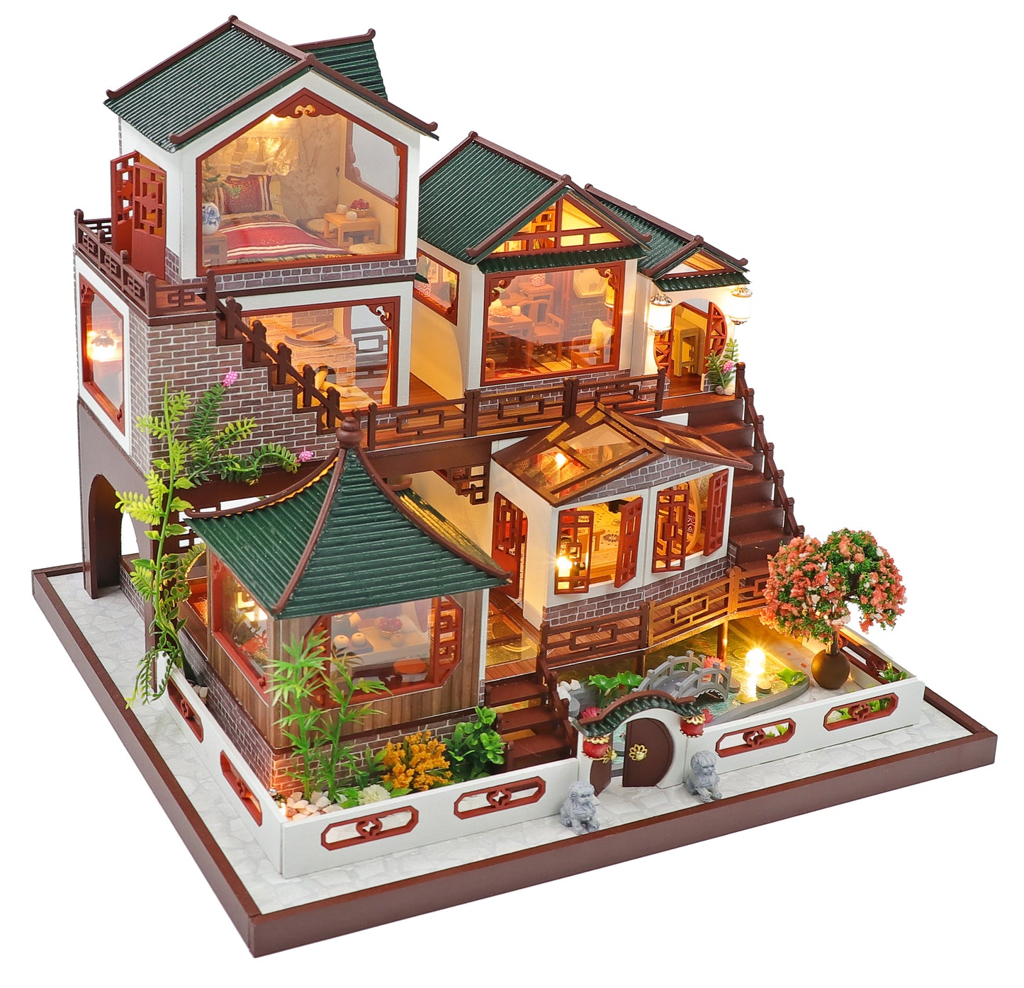 Ink Elegant Pavilion DIY Miniature House