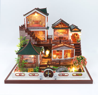 Ink Elegant Pavilion DIY Miniature House