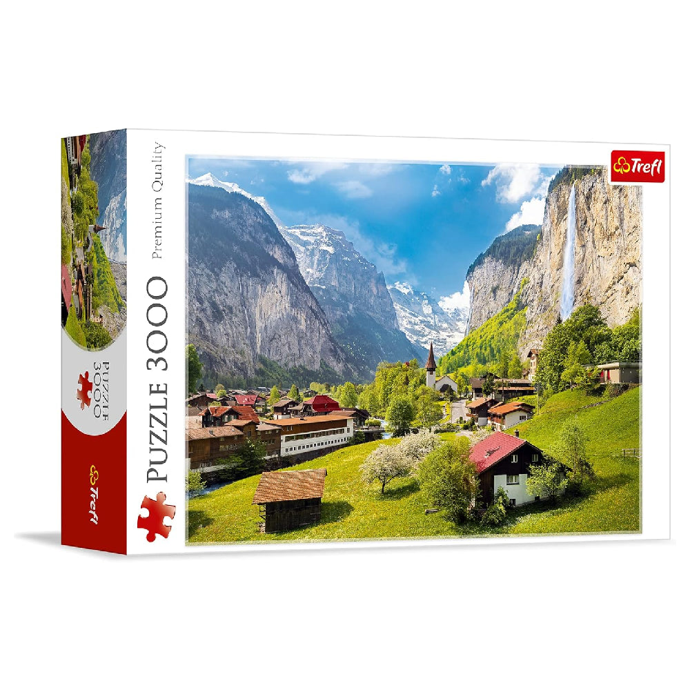 Trefl Jigsaw Puzzle - Lauterbrunnen, Switzerland 3000pcs 116*85cm - Puzzleit